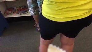 Mature PAWG in Bike Shorts