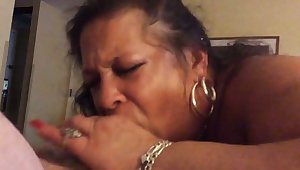 This obese hooker loves to please and she is so enthusiastic about oral sex