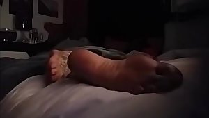 Cute friend sleeping feet pt