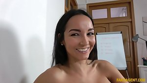 Debut of a hot Brazilian mom with big tits